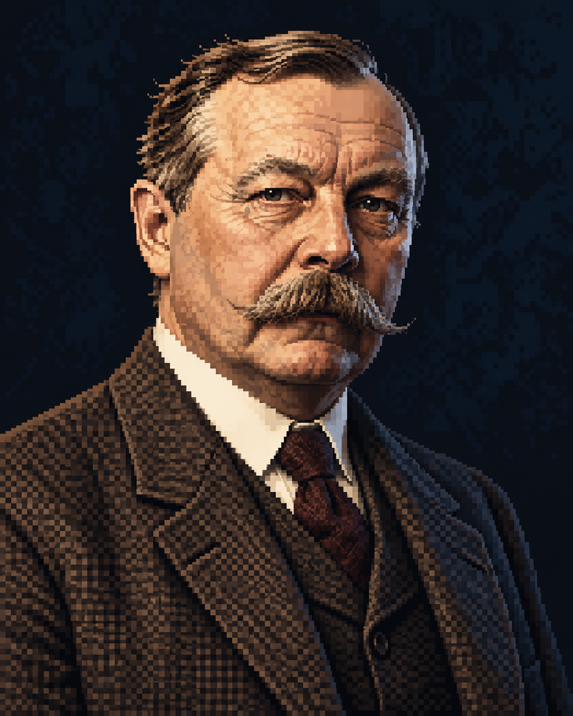 Portrait von Arthur Conan Doyle